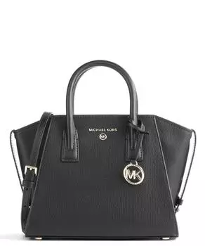 Сумочка Avril из зернистой яловой кожи Michael Kors, черный