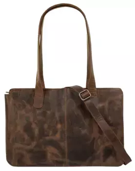 Сумочка Bagan, натуральная кожа, коричневый