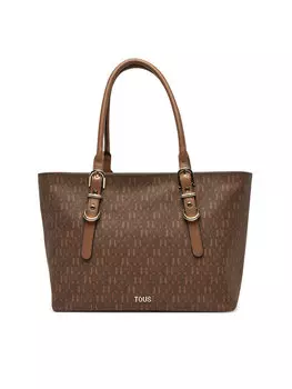 Сумочка Buckles Silhouette 2002201943 Tous, коричневый