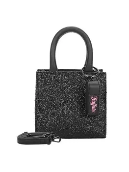 Сумочка Buffalo Boxy35 Mini Bag 18 cm, цвет glimmer black