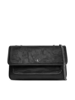 Сумочка Chain Ew Flap Conv Chain Bag LV04K3084G Calvin Klein Jeans, черный