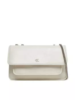 Сумочка Chain Ew Flap Conv Chain Bag LV04K3084G Calvin Klein Jeans, экрю