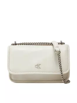 Сумочка Chain Mini Ew Flap LV04K3085G Calvin Klein Jeans, экрю