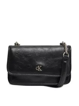 Сумочка Chain Mini Ew Flap LV04K3085G Calvin Klein Jeans, черный