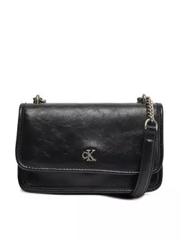 Сумочка Chain Mini Ew Flap LV04K3085G Calvin Klein Jeans, черный