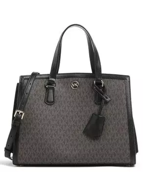Сумочка Chantal парусина, зернистая яловая кожа Michael Kors, коричневый