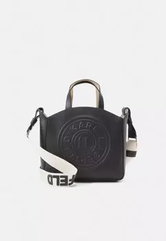 Сумочка CIRCLE TOTE PATCH KARL LAGERFELD, черный