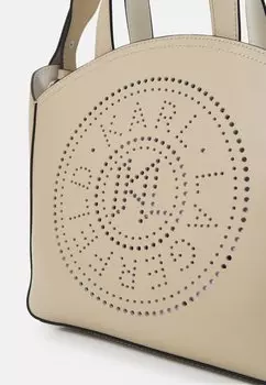 Сумочка Circle Tote Perforated KARL LAGERFELD, песочный