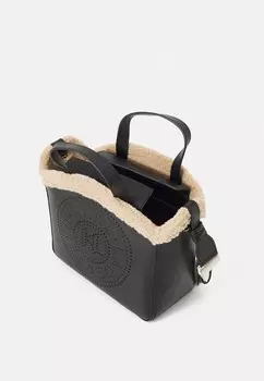 Сумочка CIRCLE TOTE SHEARLING KARL LAGERFELD, черный