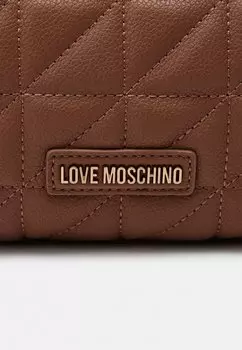 Сумочка CLICK HEART Love Moschino, коричневый
