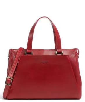 Сумочка Crown из мелкозернистой яловой кожи Giudi, красный