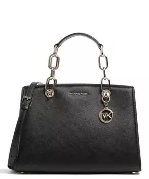 Сумочка Cynthia из мелкозернистой яловой кожи Michael Kors, черный