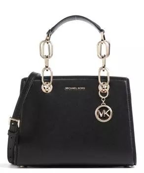 Сумочка Cynthia из мелкозернистой яловой кожи Michael Kors, черный