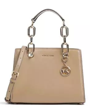Сумочка Cynthia из мелкозернистой яловой кожи Michael Kors, коричневый