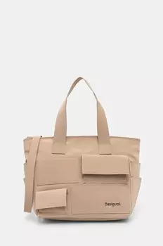 Сумочка Desigual POCKET FACE PRAVIA, бежевый
