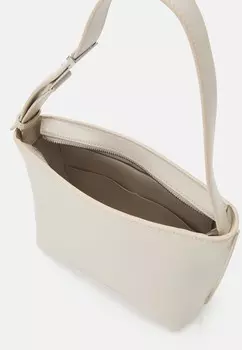 Сумочка EMBOSSED LOGO SMALL TOTE Calvin Klein, кремовый