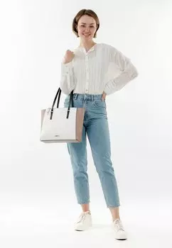 Сумочка Emily & Noah, комби белый