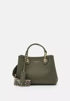 Сумочка Emporio Armani MY HANDBAG, милитари/кожа