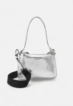 Сумочка Emporio Armani, серебро