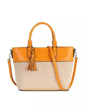 Сумочка Estoril горчичного цвета на молнии SKPAT, горчичный