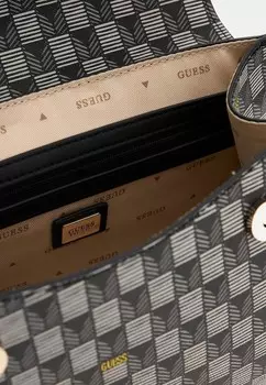 Сумочка G WAVE TOP HANDLE FLAP Guess, черный