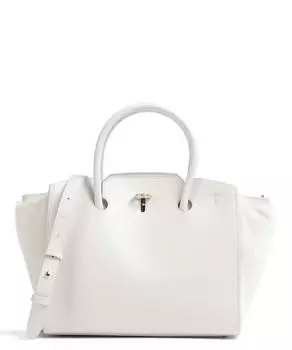 Сумочка Genesi M мелкозернистая телячья кожа, мех Furla, белый