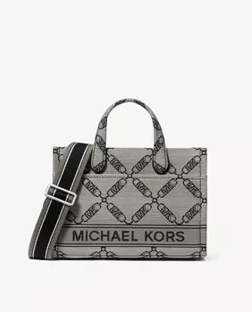Сумочка Gigi, трансформируемая в сумку через плечо с принтом Michael Michael Kors, серый