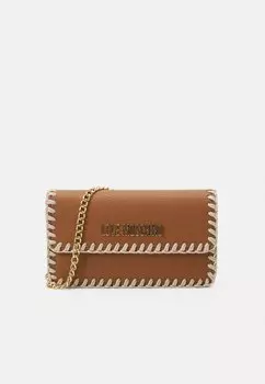 Сумочка HANDSTITCH Love Moschino, коричневый