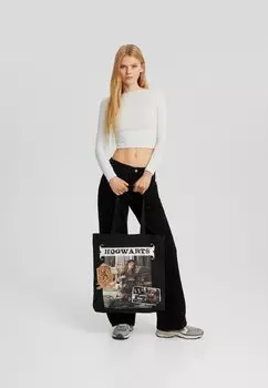 Сумочка Harry Potter Bershka, черный