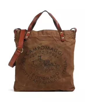 Сумочка хлопок Campomaggi, коричневый