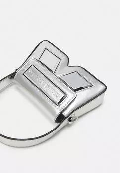 Сумочка Ikon KARL LAGERFELD, серебристого цвета