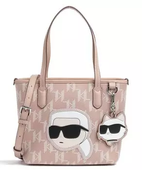 Сумочка Ikonik 2.0 mono из искусственной кожи Karl Lagerfeld, розовый