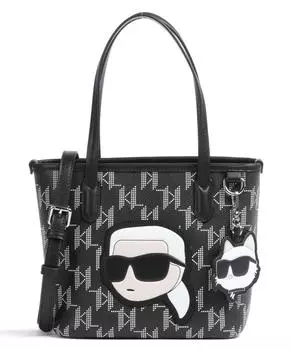 Сумочка Ikonik 2.0 mono из искусственной кожи Karl Lagerfeld, черный