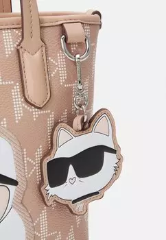 Сумочка Ikonik Mono Tote KARL LAGERFELD, античная роза
