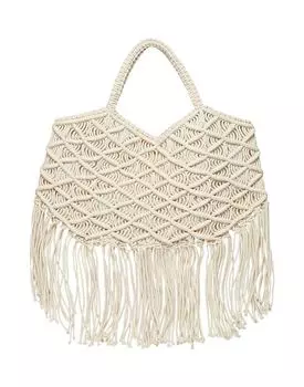 Сумочка из 100% хлопка 8 by YOOX, бежевый