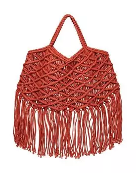 Сумочка из 100% хлопка 8 by YOOX, рыжий