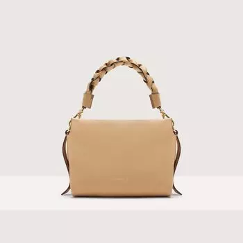 Сумочка из двусторонней кожи Coccinelle BOHEME SMALL, бежевый