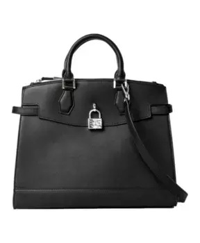 Сумочка из гладкой эко кожи с замком. Galle Paris, черный