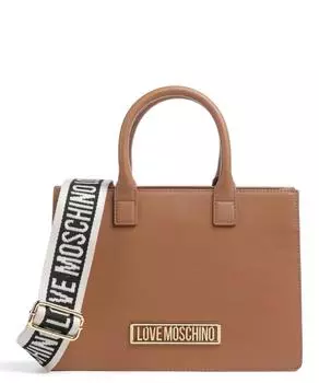 Сумочка из искусственной кожи с лямкой-лямкой Love Moschino, коричневый