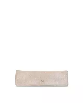 Сумочка из кожи цвета шампанского Mascar, золотой