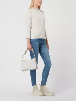 Сумочка из кожи модель "Пиума" Furla, экрю