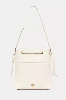 Сумочка из кожи Pinko, бежевый