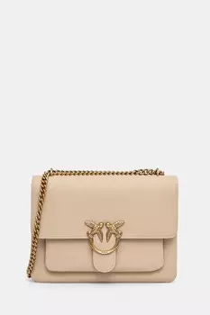 Сумочка из кожи Pinko, бежевый
