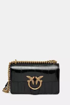 Сумочка из кожи Pinko, черный