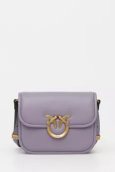 Сумочка из кожи Pinko, фиолетовый