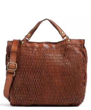 Сумочка из мелкозернистой яловой кожи. Campomaggi, коричневый