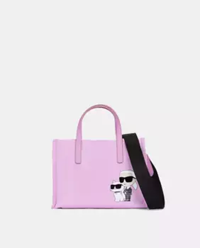 Сумочка из нейлона с дополнительной ручкой Karl Lagerfeld, сиреневый
