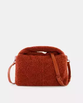 Сумочка из овчины Jo & Mr. Joe, цвет Terracota