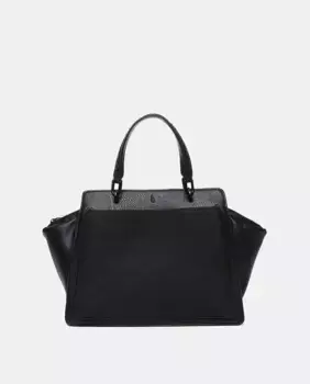 Сумочка из переработанных материалов черного цвета Abbacino