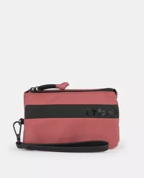 Сумочка из прорезиненного нейлона для макияжа среднего размера с ручкой Caminatta